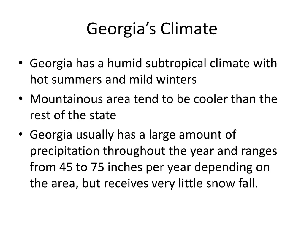 georgia s climate 1