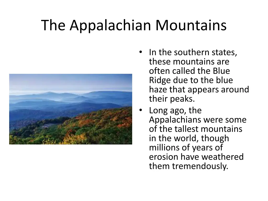 the appalachian mountains 1