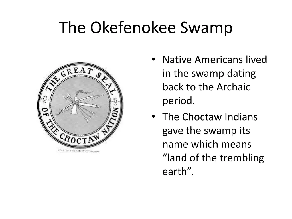 the okefenokee swamp 1