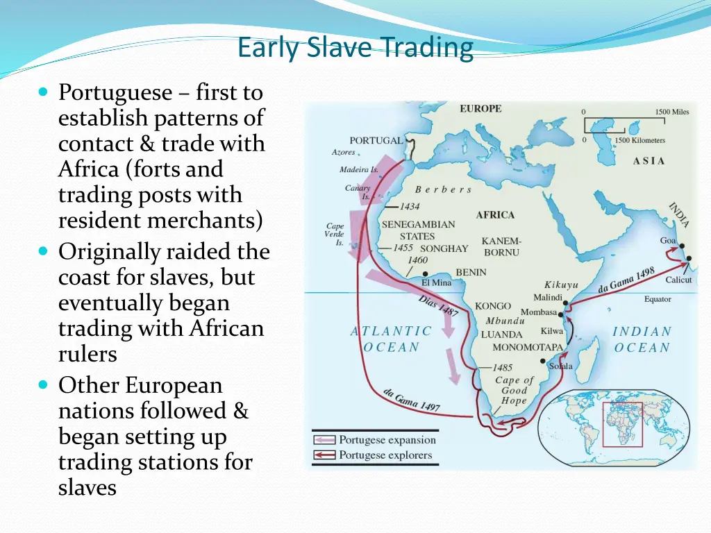 early slave trading