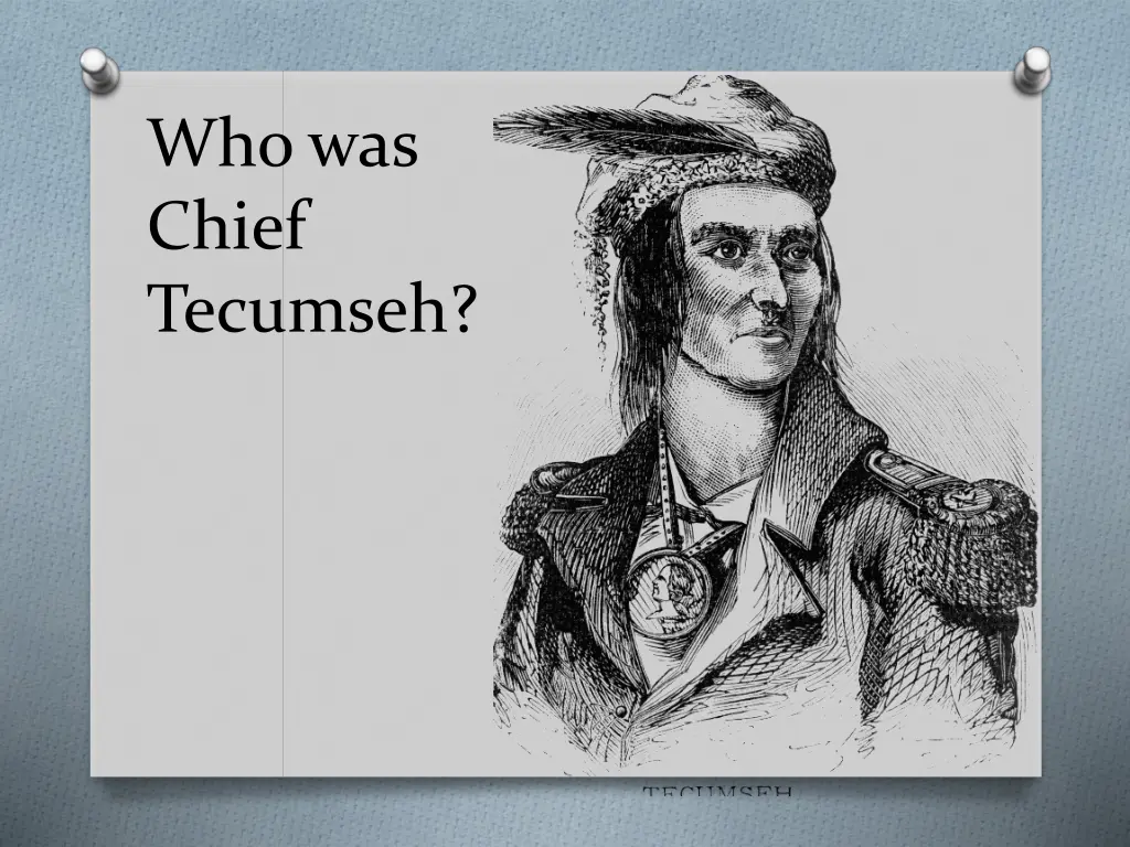 who was chief tecumseh