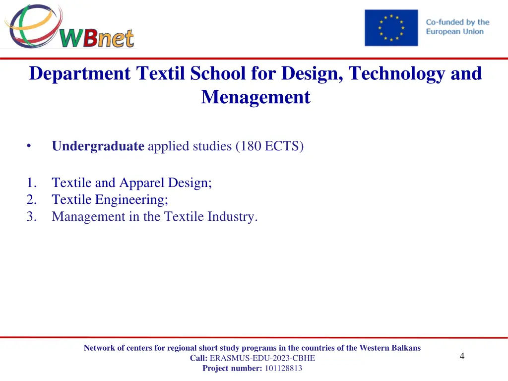 department textil school for design technology