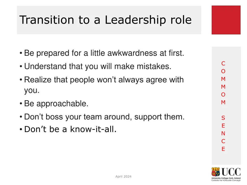 transition to a leadership role 2