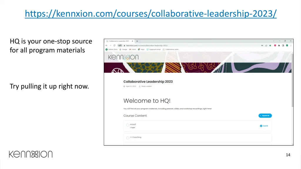 https kennxion com courses collaborative