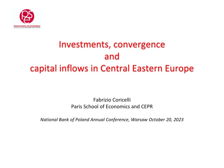 investments convergence and capital inflows