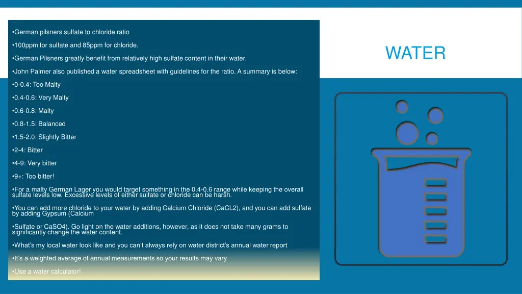 water chemistry