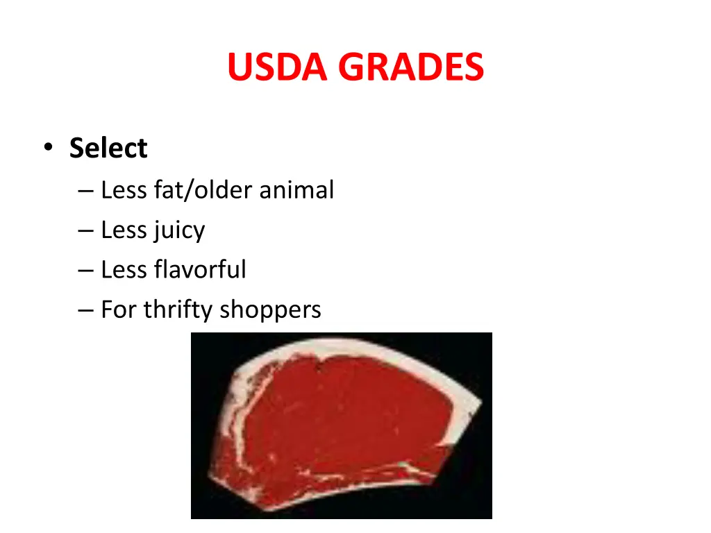 usda grades 2