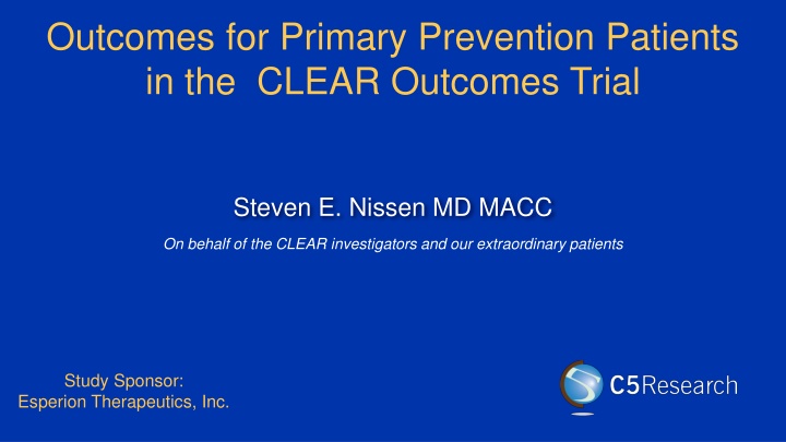 outcomes for primary prevention patients