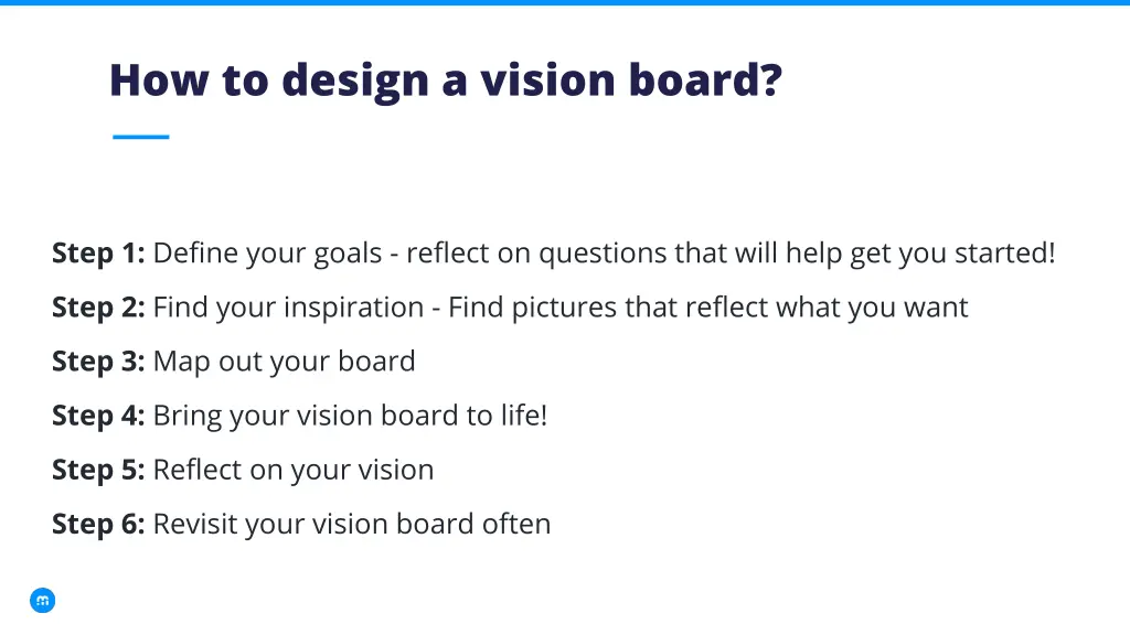 how to design a vision board