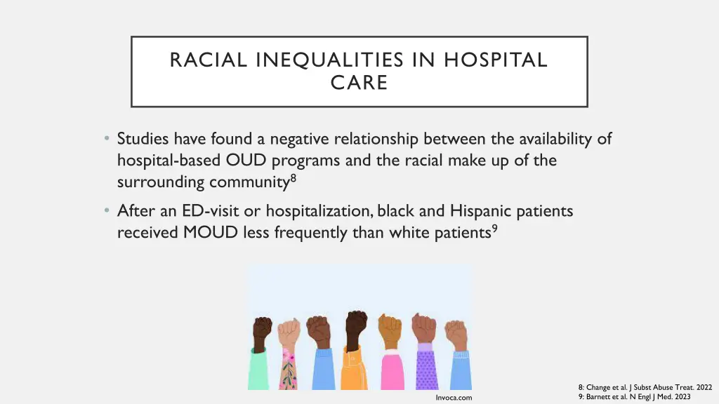racial inequalities in hospital care