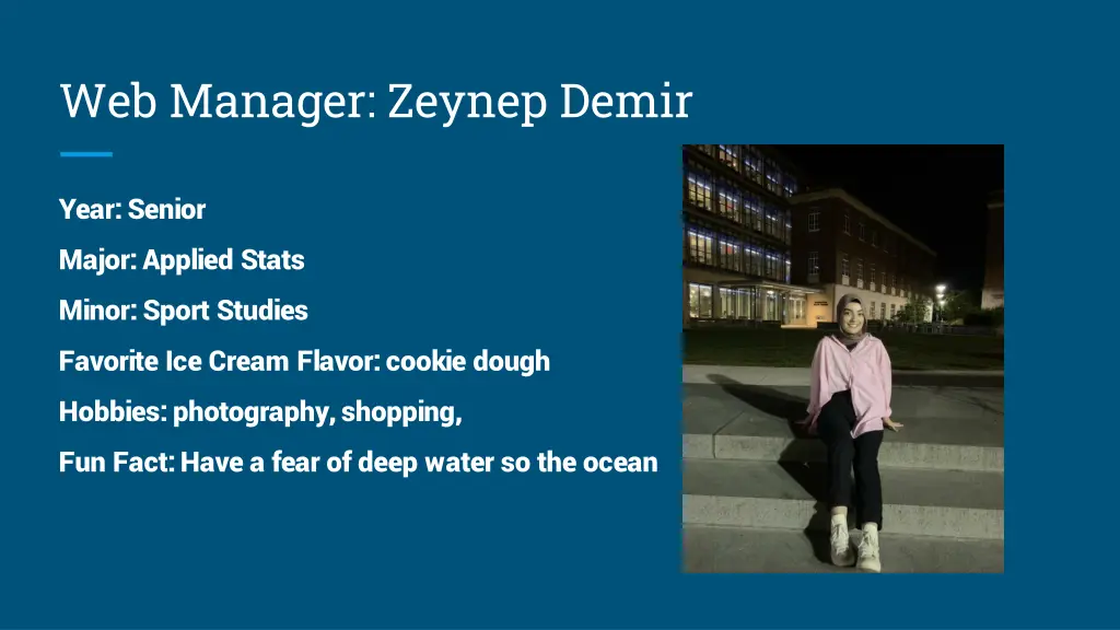 web manager zeynep demir