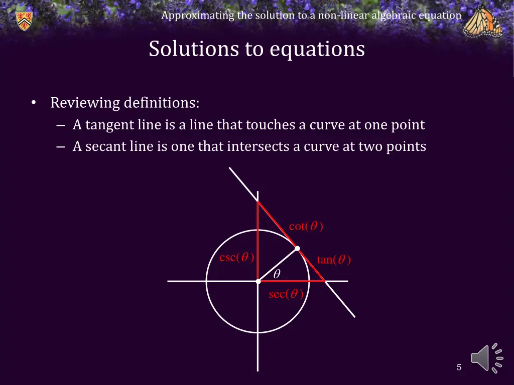 approximating the solution to a non linear 3