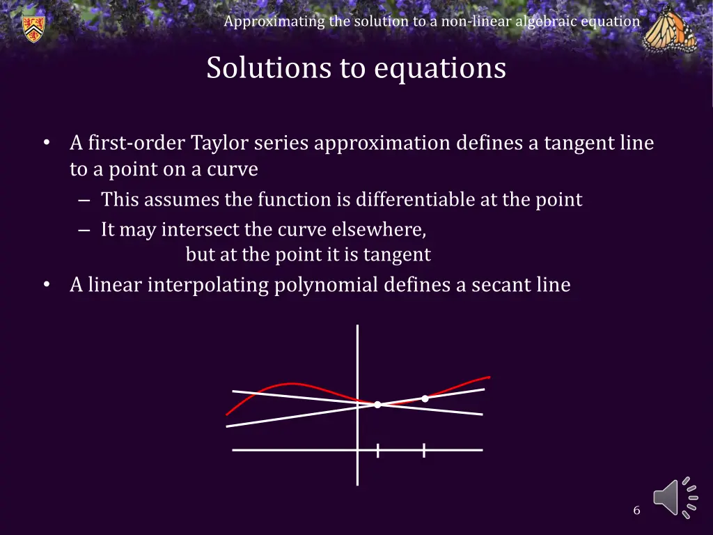 approximating the solution to a non linear 4