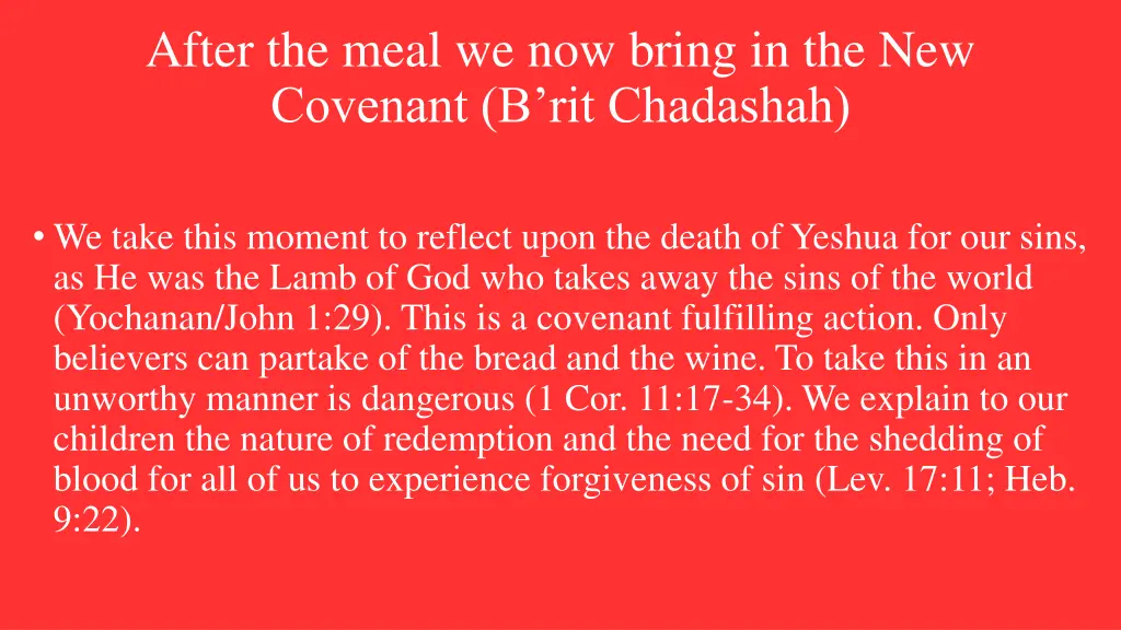 after the meal we now bring in the new covenant 3