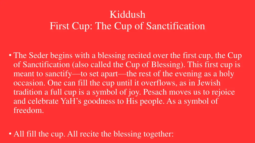 kiddush