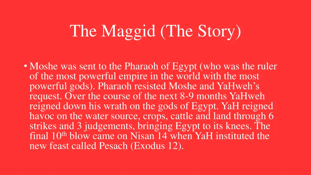 the maggid the story 3