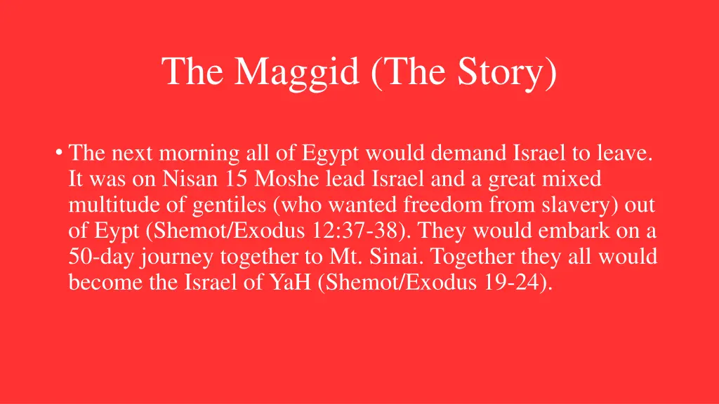 the maggid the story 6