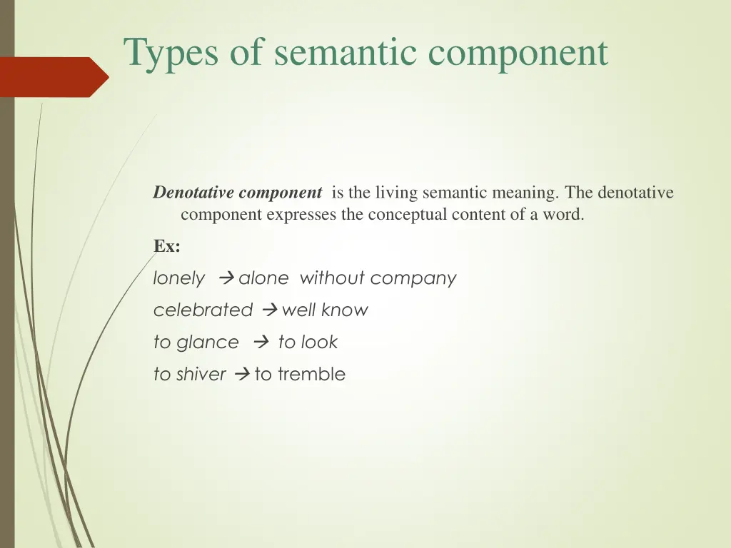 types of semantic component