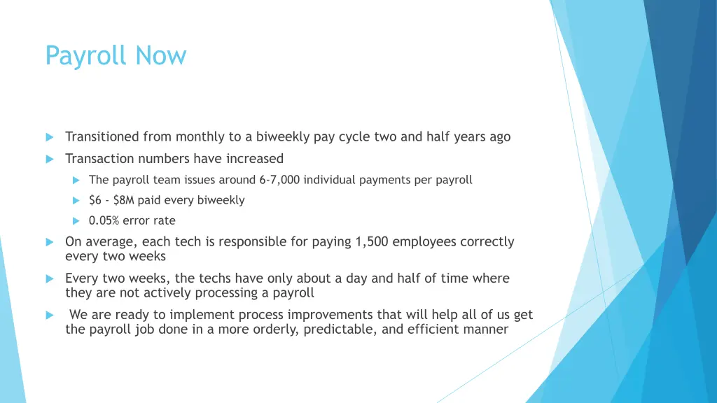 payroll now