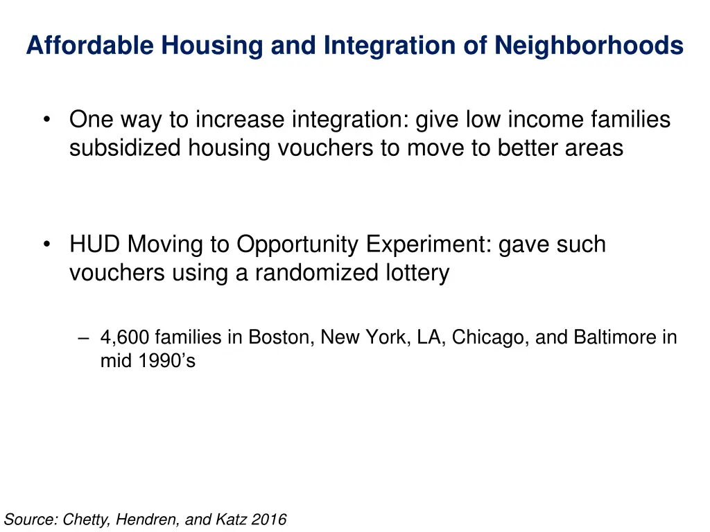 affordable housing and integration