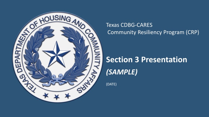 texas cdbg cares community resiliency program crp