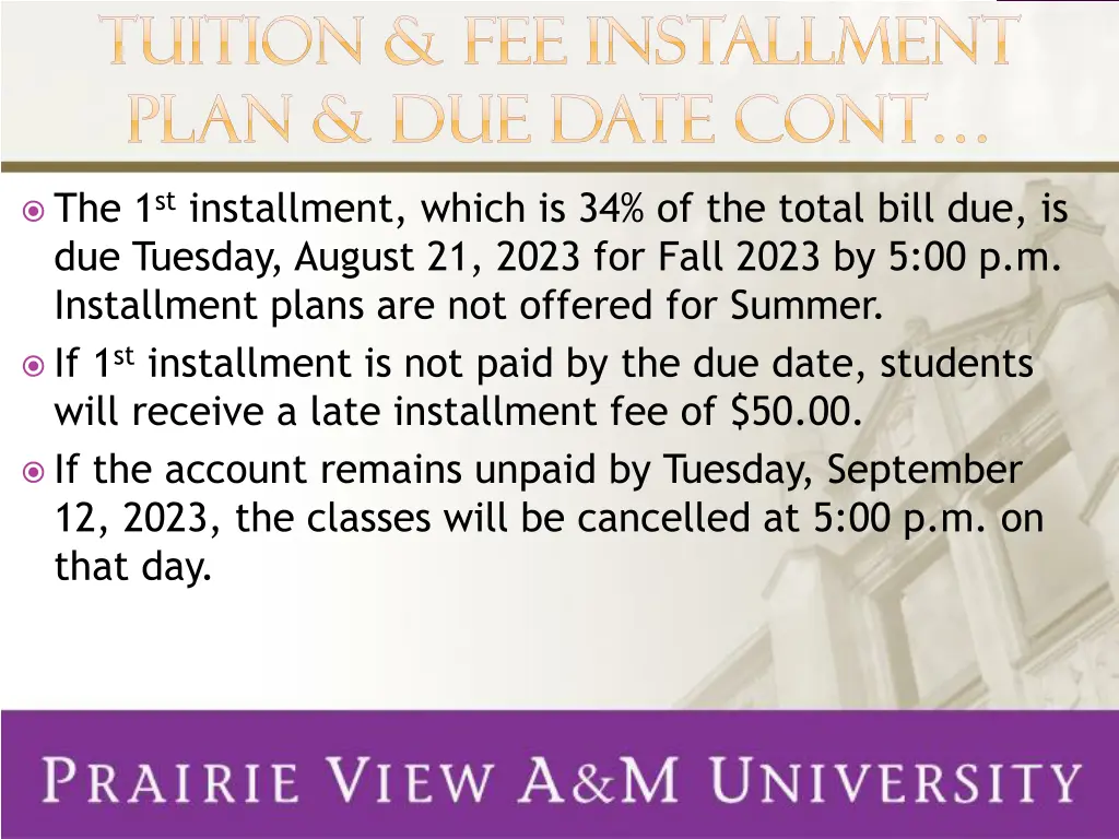 tuition fee installment tuition fee installment 1