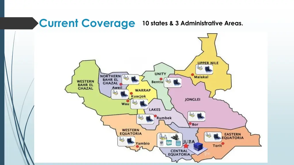 current coverage 10 states 3 administrative areas