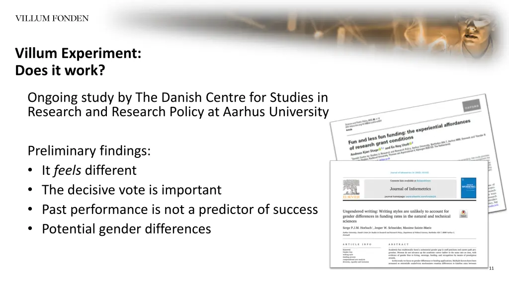 villum experiment does it work