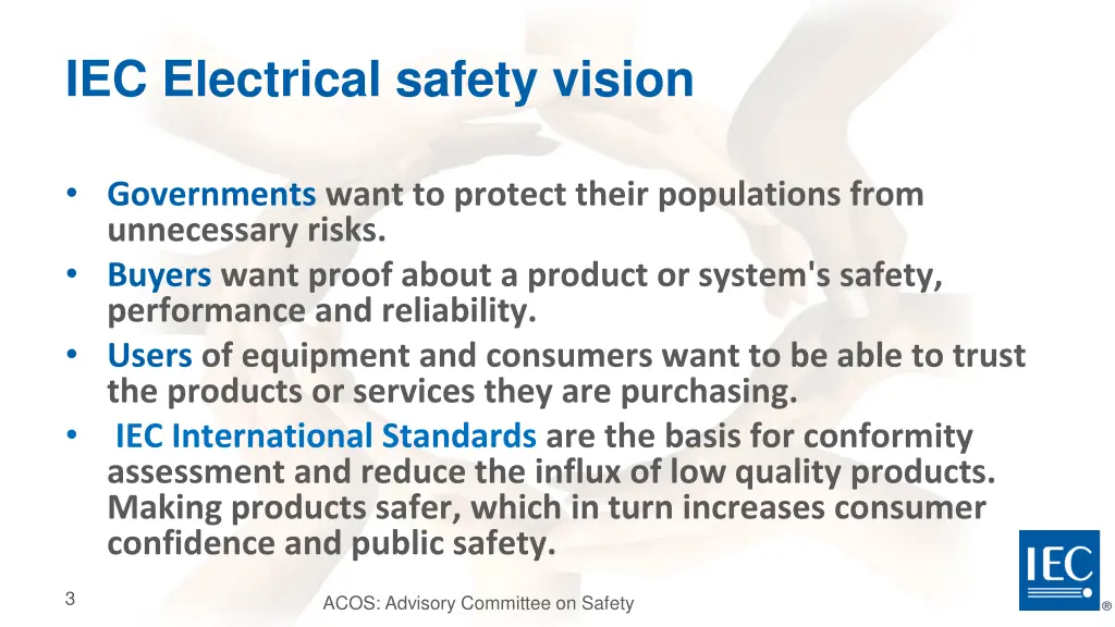iec electrical safety vision 1