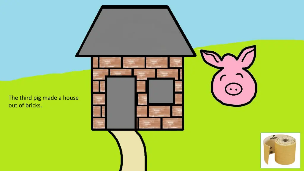 the third pig made a house out of bricks