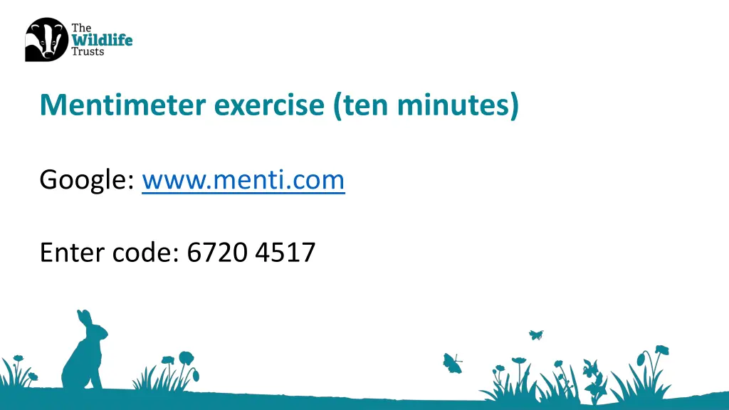 mentimeter exercise ten minutes