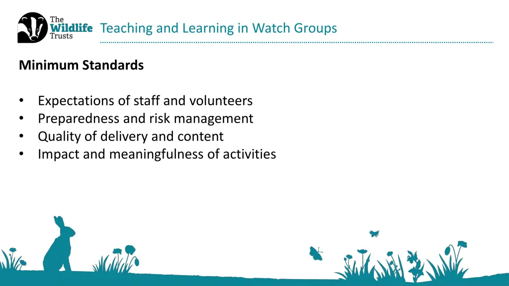 teaching and learning in watch groups 1