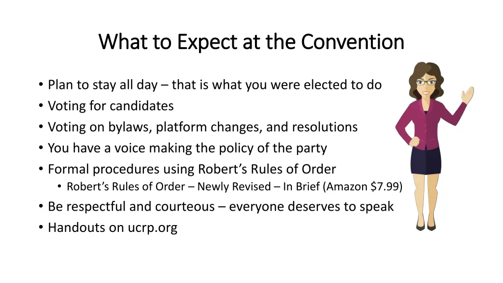 what to expect at the convention what to expect