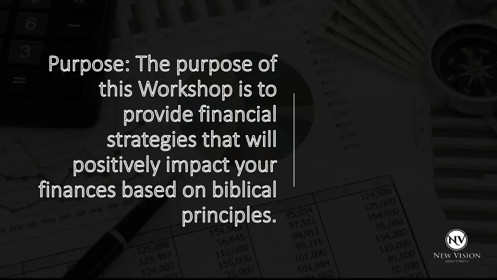 purpose the purpose of this workshop