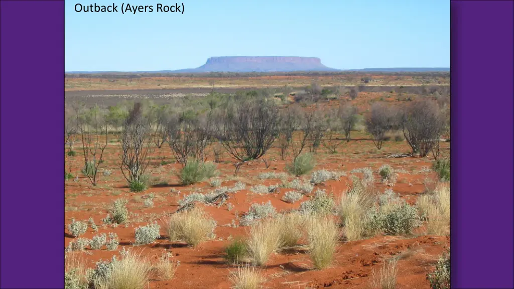 outback ayers rock