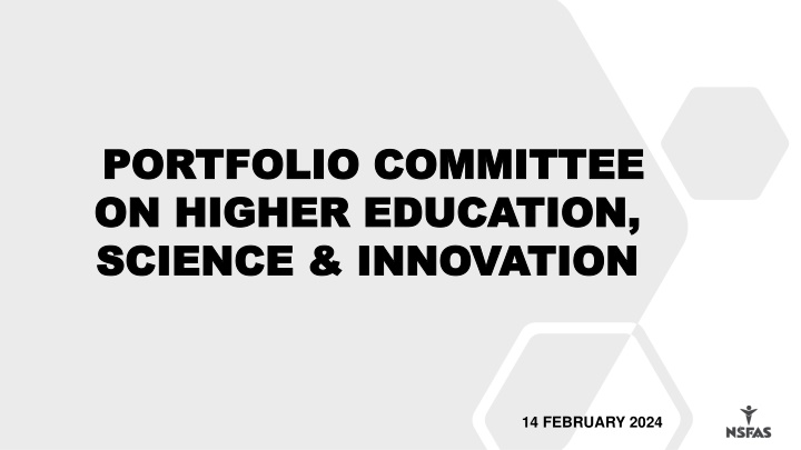 portfolio committee portfolio committee on higher