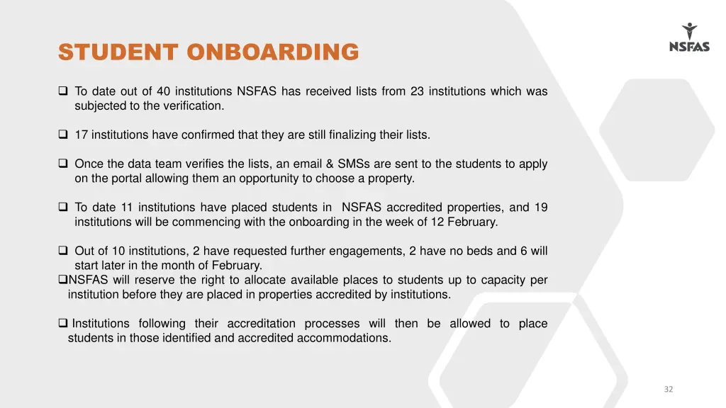 student onboarding