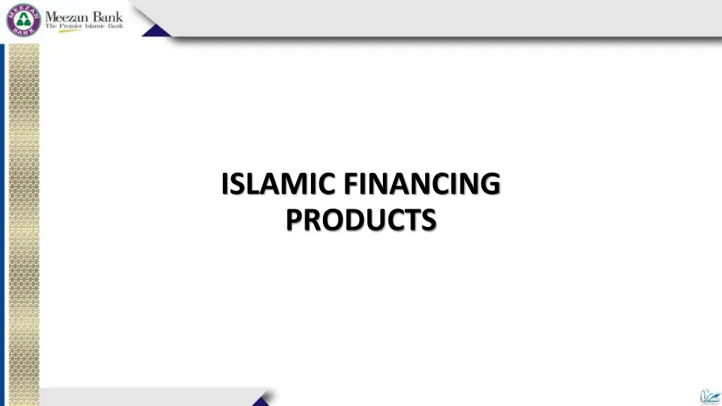 islamic financing products