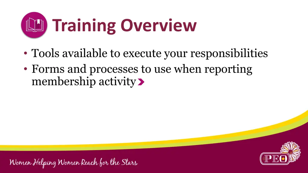 training overview