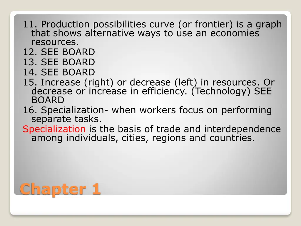 11 production possibilities curve or frontier