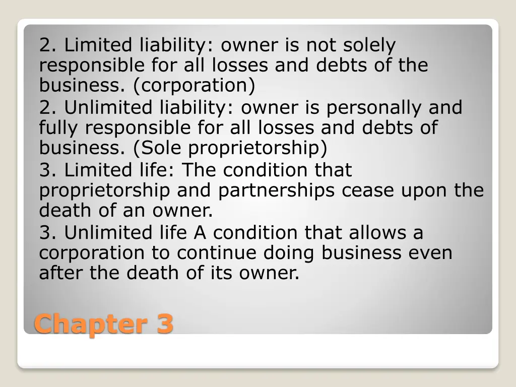 2 limited liability owner is not solely