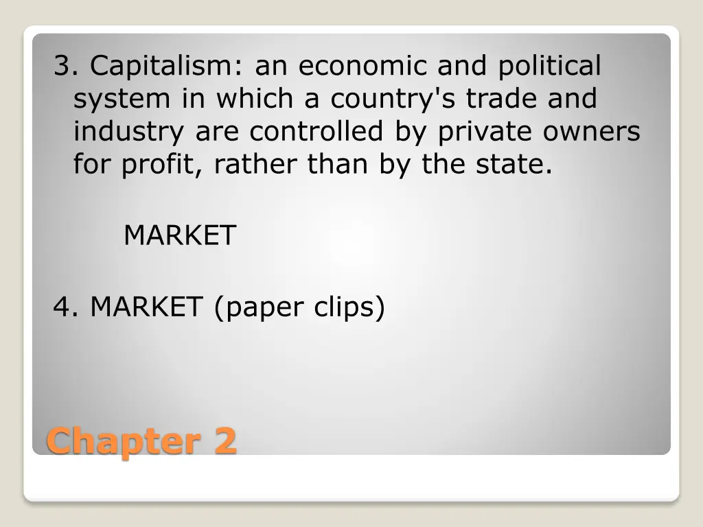 3 capitalism an economic and political system