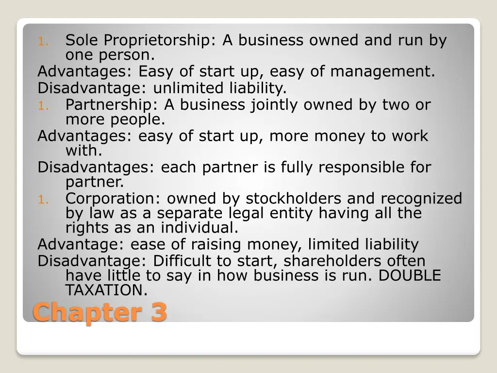 sole proprietorship a business owned