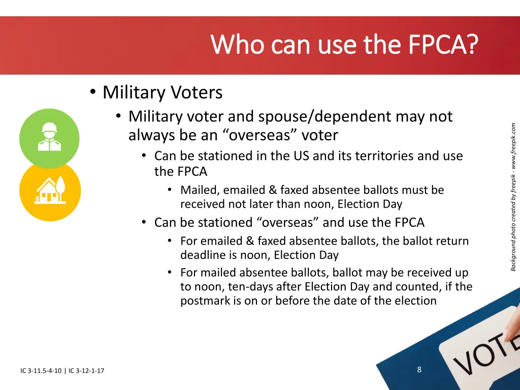 who can use the fpca who can use the fpca 2