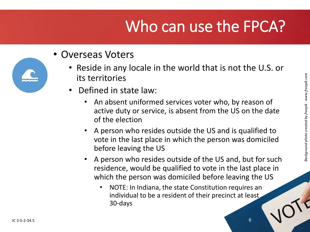 who can use the fpca who can use the fpca