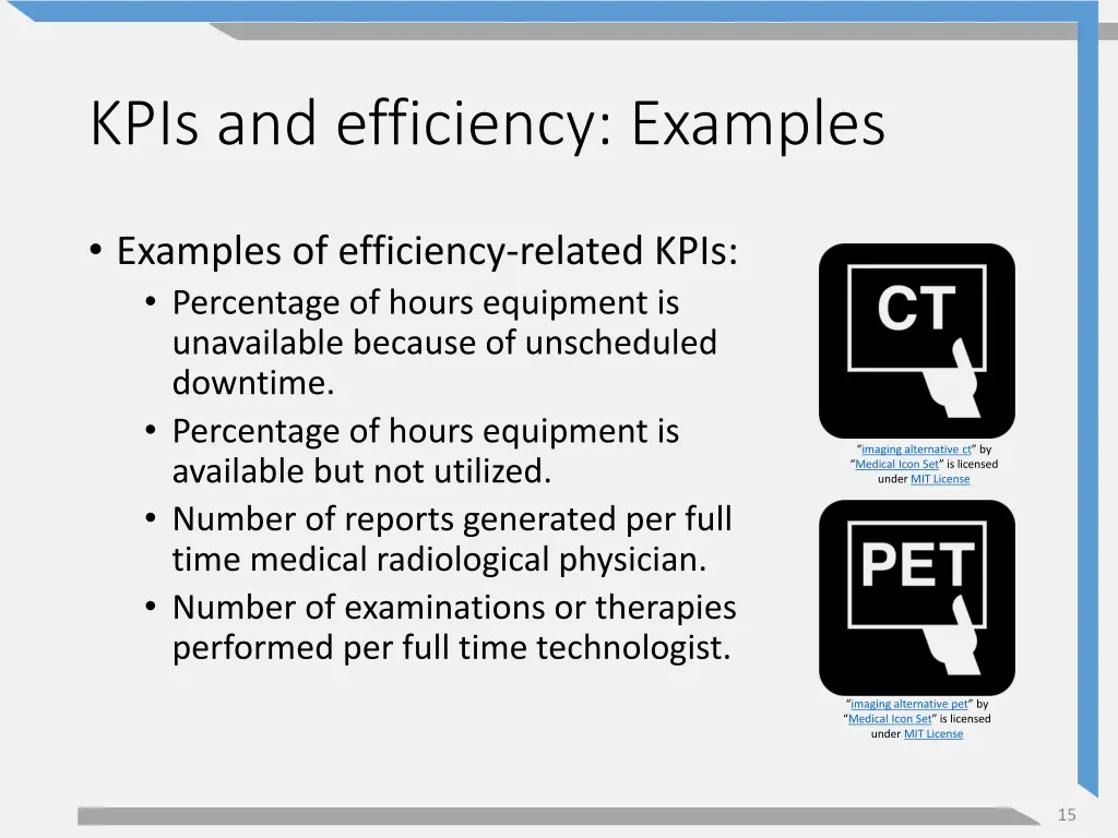 kpis and efficiency examples