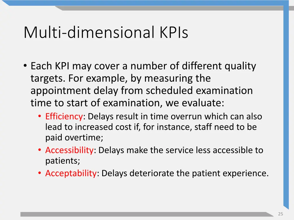 multi dimensional kpis