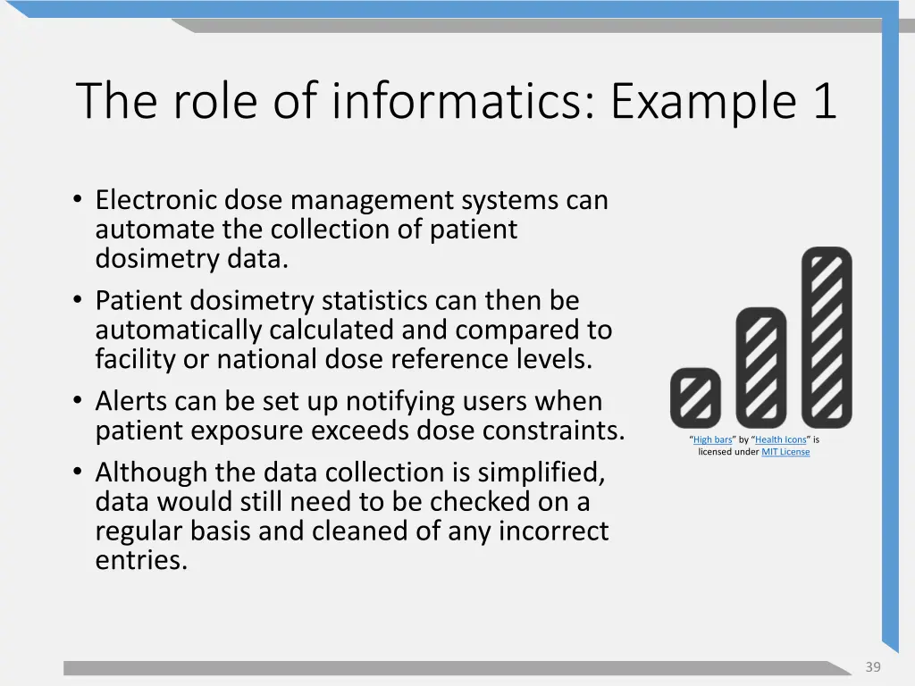 the role of informatics example 1