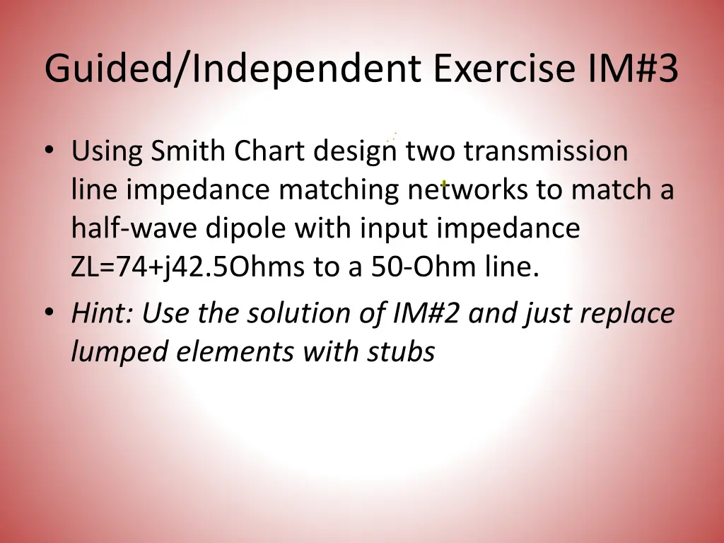 guided independent exercise im 3