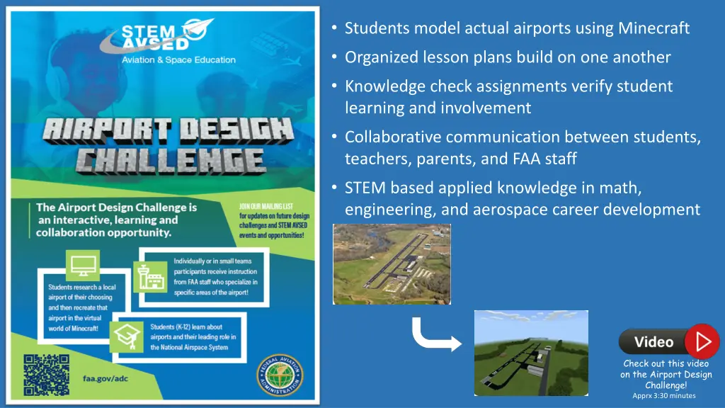 students model actual airports using minecraft